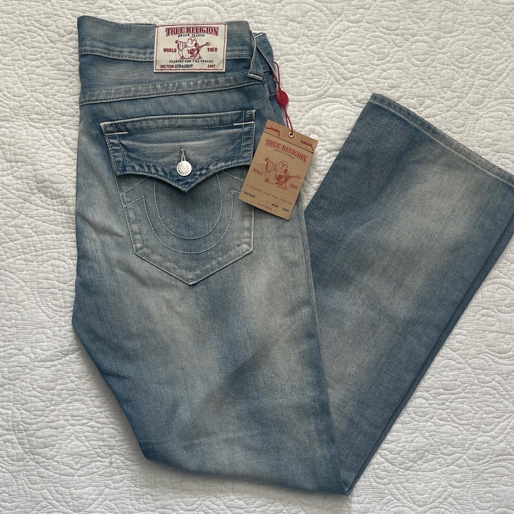 True Religion Light Blue Denim Jeans